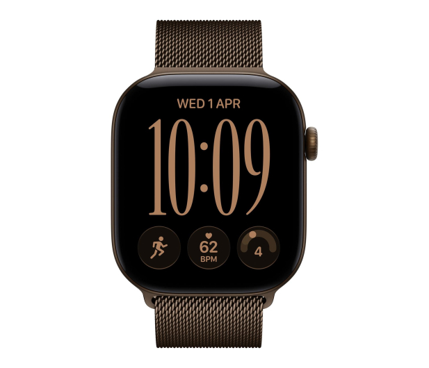 Apple Watch 12 46/Ciemny brąz Alu/Ciemny brąz Mediolańska M/L GPS - 1594099 - zdjęcie 2